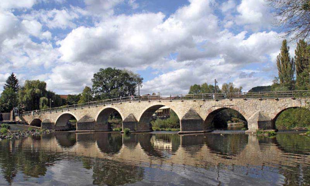 Brücke über die Saale