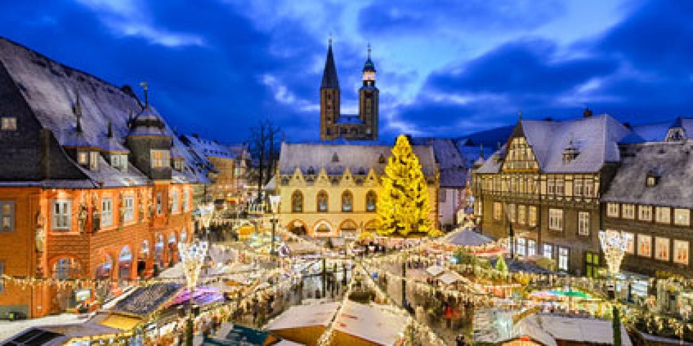 Weihnachtswald in der Kaiserstadt Goslar